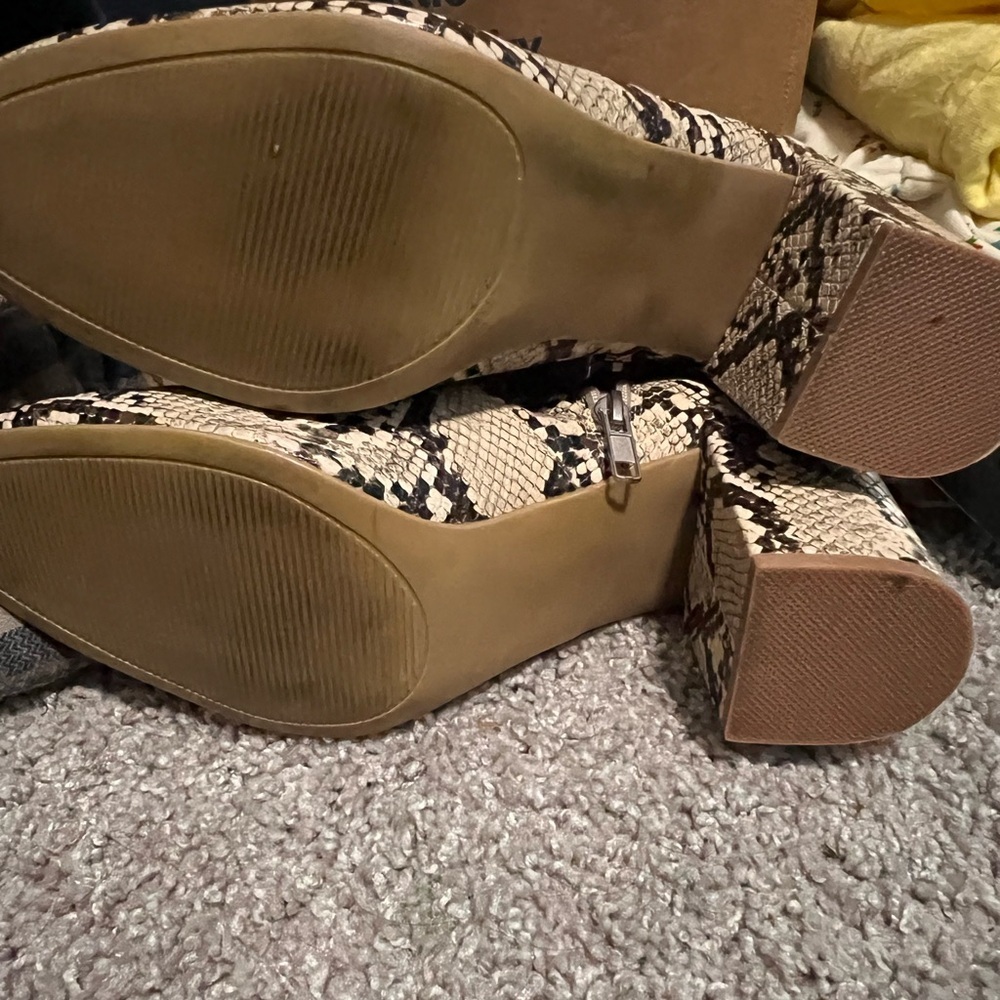 Snakeskin Ankle Boots - Picture 11 of 11